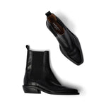PAVEMENT PAAlmira Buffalo Leather Boots in Black