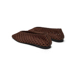 PAVEMENT Lorinda Leather Ballet Flats in Brown