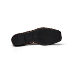 PAVEMENT Lorinda Leather Ballet Flats in Brown
