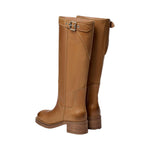 PAVEMENT Anine Vintage Leather Boots in Tan