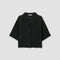 BEAUMONT ORGANIC Ameera Cheesecloth Shirt in Black