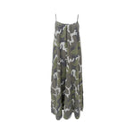 BLACK COLOUR BCMinna Maxi Strap Dress in Camoflage