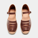 NAGUISA Silencio Espadrille Sandals in Brown
