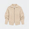 BEATRIZ FUREST Andrew Argyl Knit Cardigan in Ecru