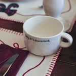 ANNA + NINA It's Cold Cappuccino Mug in White