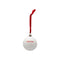 ANNA + NINA I Love You Ornament in White