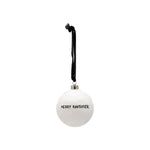 ANNA + NINA Merry Hangover Ornament in White