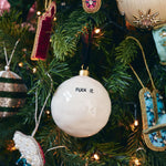 ANNA + NINA F*ck It Ornament in White