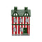 ANNA + NINA LED Christmas Gingerbread Gables in Multi