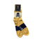 CORGI Mens Sport Length Skull Socks in Gold