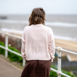 COLLEN & CLARE Lynne Wool Mix Jumper in Soft Pink