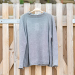 COLLEN & CLARE Shyla Linen High Neck Jumper in Smoke