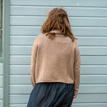 COLLEN & CLARE Pea Cashmere & Wool Mix Jumper in Stone Marl