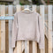 COLLEN & CLARE Pea Cashmere & Wool Mix Jumper in Stone Marl