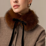 HELEN MOORE Diana Collar in Mahogany