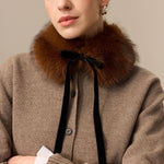 HELEN MOORE Diana Collar in Mahogany