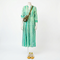 FOIL Cruisin Cotton Shirt Dress in Green