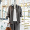 COLLEN & CLARE Linen Long Sleeve Shirt in Fir Green