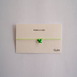 GUILA PARIS Dove Bracelet in Sequinned Water Green