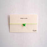 GUILA PARIS Dove Bracelet in Sequinned Water Green