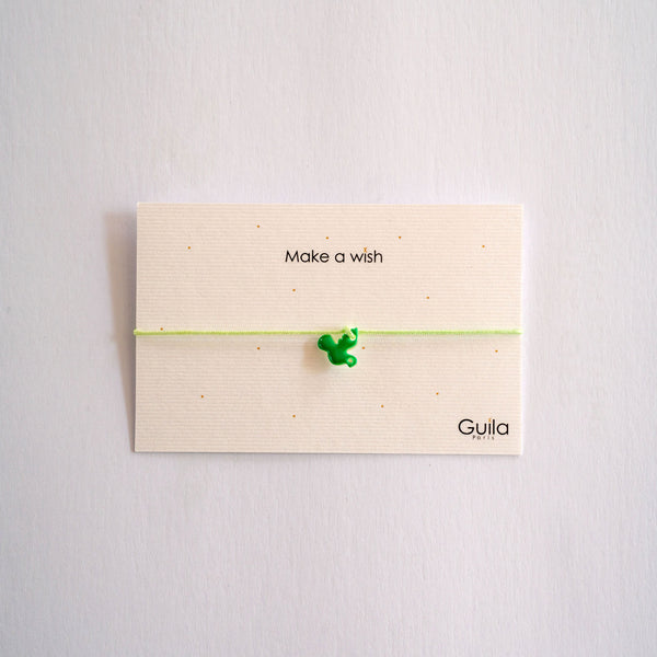 GUILA PARIS Dove Bracelet in Sequinned Water Green
