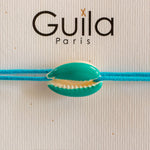 GUILA PARIS Shell Bracelet in Turquoise