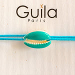 GUILA PARIS Shell Bracelet in Turquoise