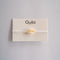 GUILA PARIS Shell Bracelet in Sequinned White