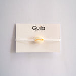 GUILA PARIS Shell Bracelet in Sequinned White