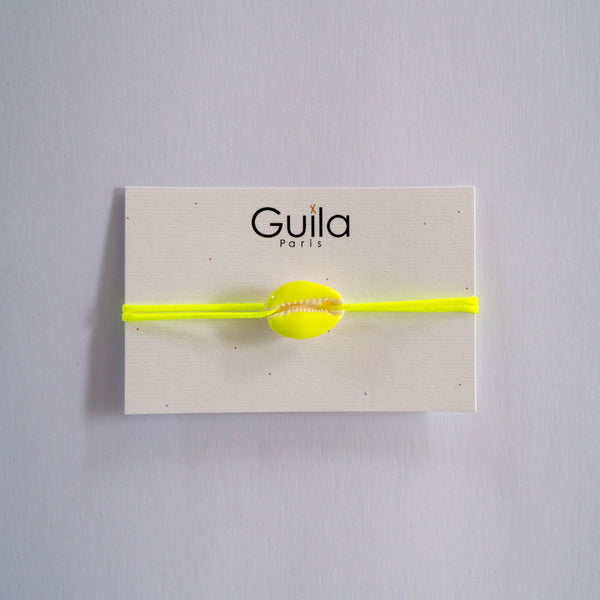 GUILA PARIS Shell Bracelet in Yellow