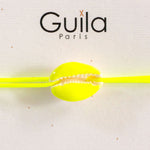 GUILA PARIS Shell Bracelet in Yellow