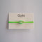 GUILA PARIS Shell Bracelet in Sequinned Water Green