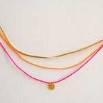 GUILA PARIS Rainbow Necklace in Pink