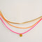 GUILA PARIS Rainbow Necklace in Pink