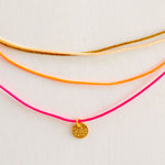 GUILA PARIS Rainbow Necklace in Pink