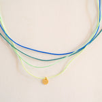 GUILA PARIS Rainbow Necklace in Blue