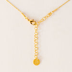 GUILA PARIS Big Indian Necklace in Sequinned Water Green