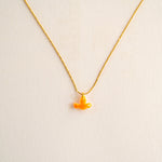 GUILA PARIS Dove Necklace in Coral