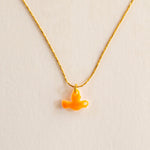 GUILA PARIS Dove Necklace in Coral