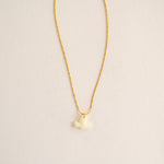 GUILA PARIS Dove Necklace in Sequinned White