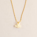 GUILA PARIS Dove Necklace in Sequinned White