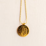 GUILA PARIS Big Indian Necklace in Orange