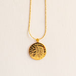 GUILA PARIS Big Indian Necklace in Hot Pink