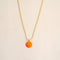 GUILA PARIS Small Indian Necklace in Orange