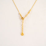 GUILA PARIS Small Indian Necklace in Sequinned Water Green