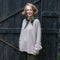 COLLEN & CLARE Bontie Cashmere and Lambswool Scarf in Fir Green/Moss Marl