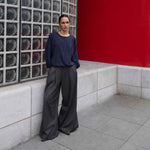 BY-BAR Gaya Check Blouse in Galaxy Check