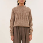 BY-BAR Zoe Alpaca Blend Jumper in Biscuit Melee
