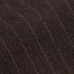 BY-BAR Pelle Pin Stripe Wide Leg Trousers in Brown
