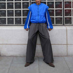BY-BAR Gio Oversized Reversible Gilet in Kingsblue